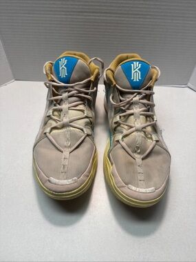 Nike Kyrie Flytrap IV Men’s Basketball Sneakers Size:13 Sand/blue Mesh